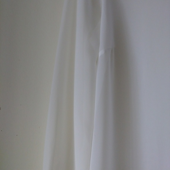 Liz Claiborne Petite Sheer Button Down Blouse - Picture 4 of 5